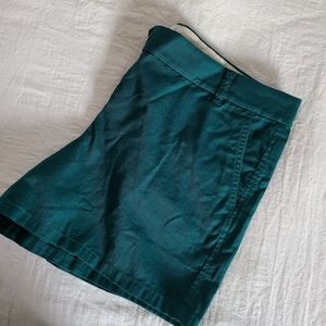 Green JCrew Shorts Size 14